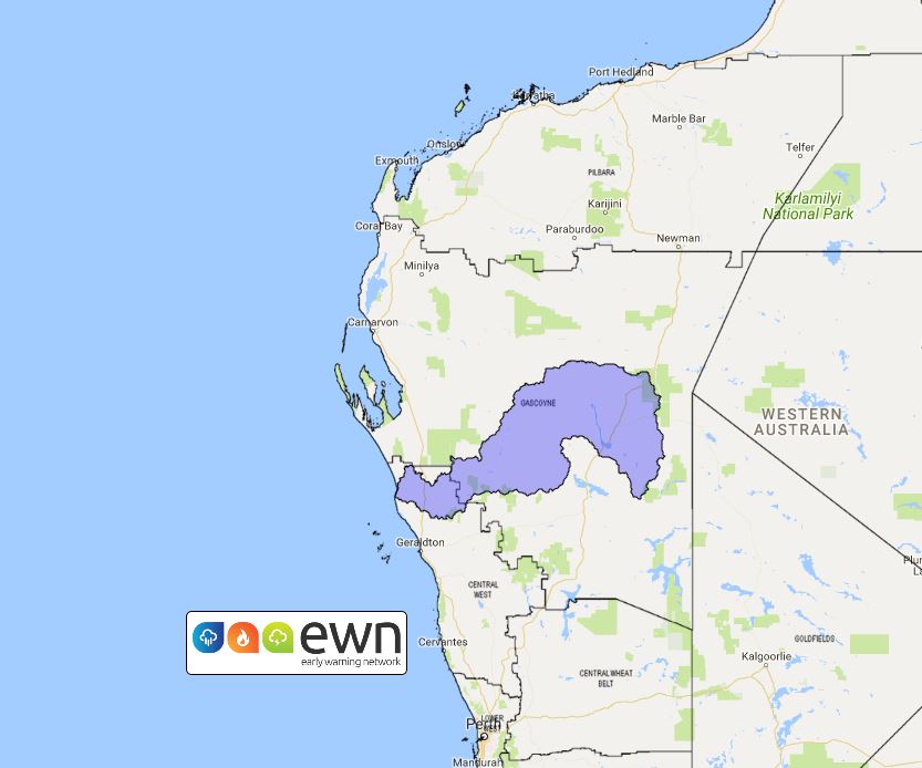 WA Flood Watch Murchison River Alert