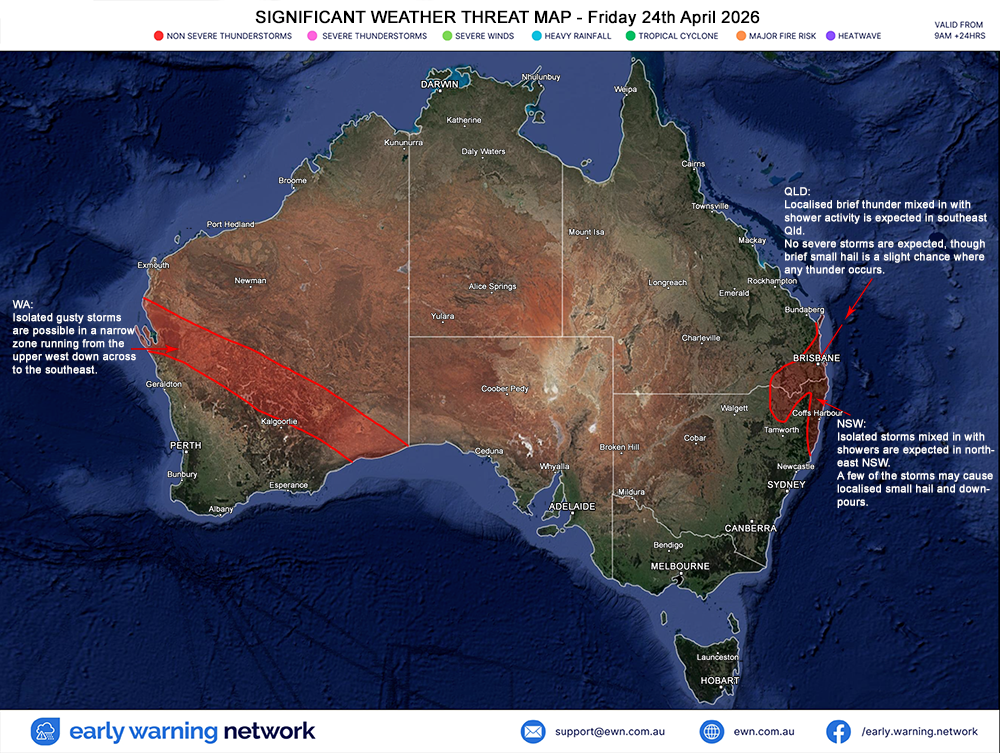 EWN Significant Weather Forecast Map