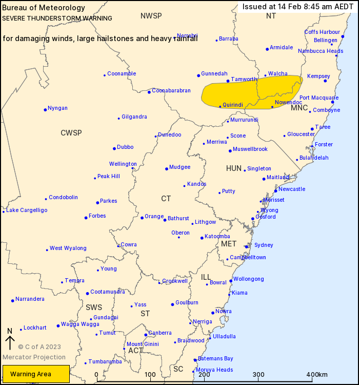 NSW Severe Thunderstorm Warning: Large Hail, Damaging Winds, Heavy Rain ...