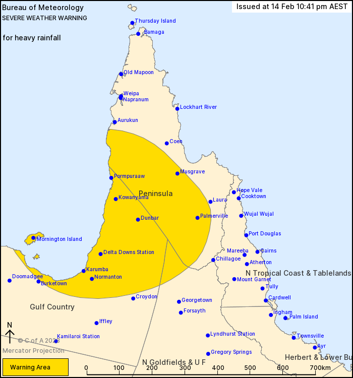 QLD Severe Weather Warning: Heavy Rainfall - ewn.com.au Alert