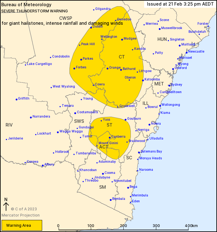 NSW Severe Thunderstorm Warning: Large Hail, Damaging Winds, Heavy Rain ...