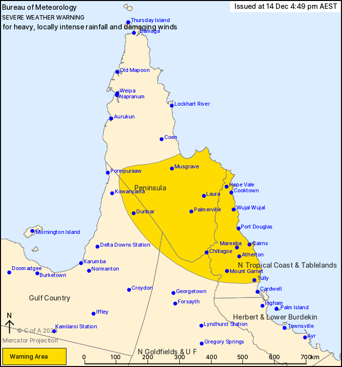 QLD Severe Weather Warning: Damaging Winds & Heavy to Intense Rainfall ...