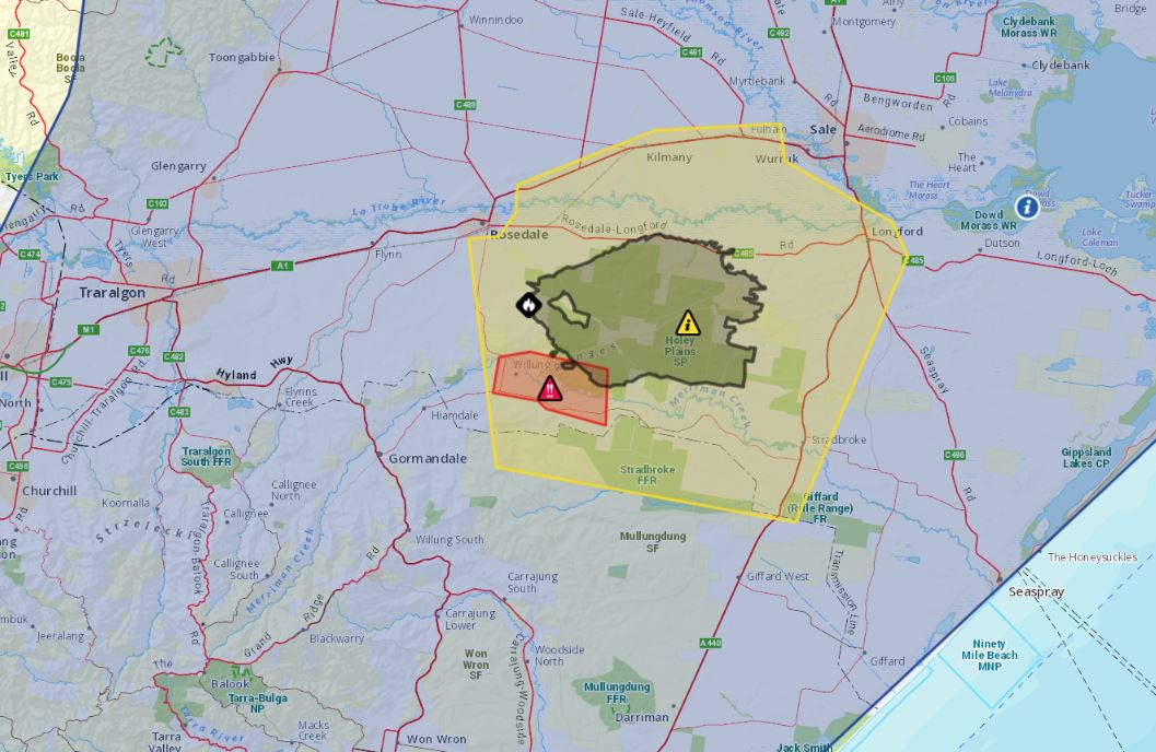 VIC Bushfire Emergency Warning: Willung - ewn.com.au Alert