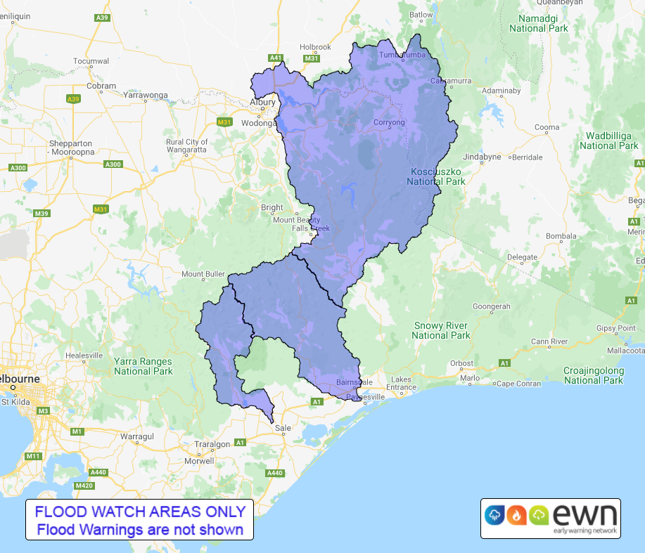 Victorian Floods Map