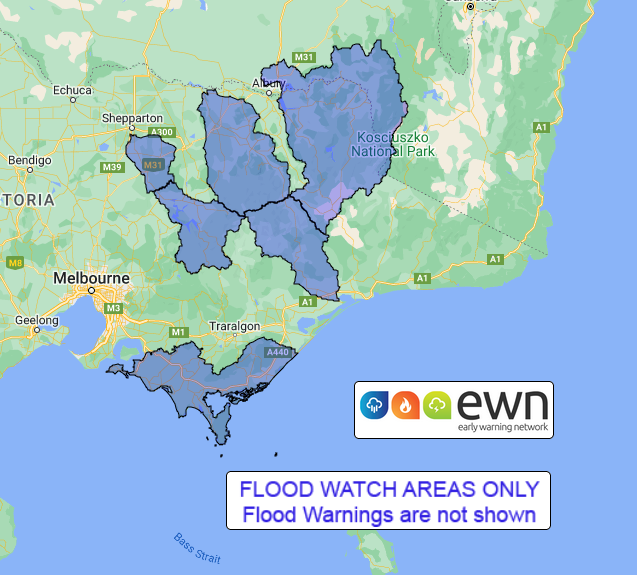 VIC Flood Watch: Parts of Gippsland and North East Victoria - ewn.com ...