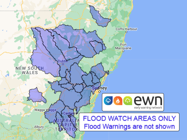 NSW Flood Watch: Inland Rivers and the Wollombi Brook, Lower Hunter ...