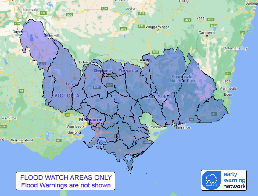 VIC Flood Watch: Gippsland, Central and Northern Victoria - ewn.com.au ...